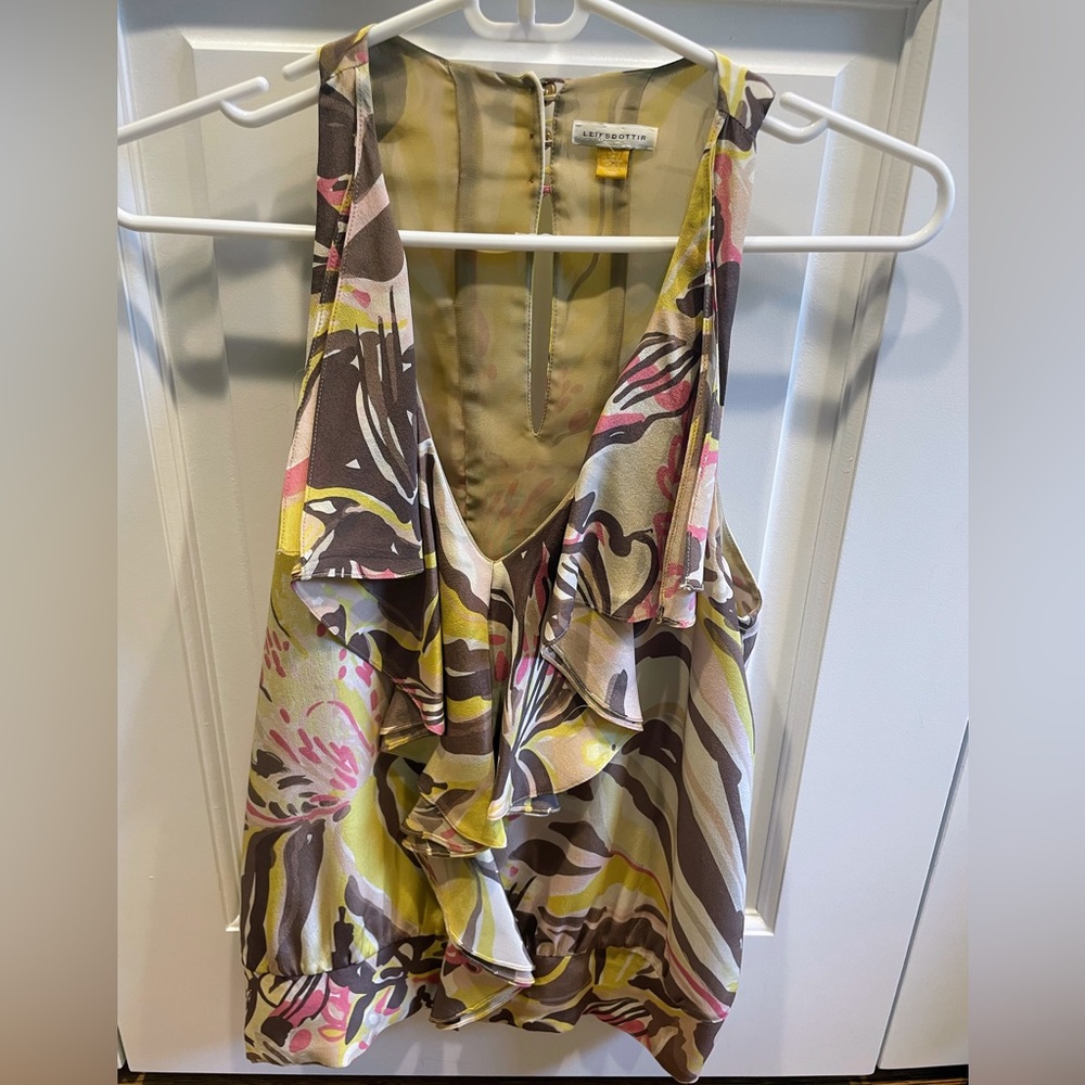 Leifsdottir silk top size 2